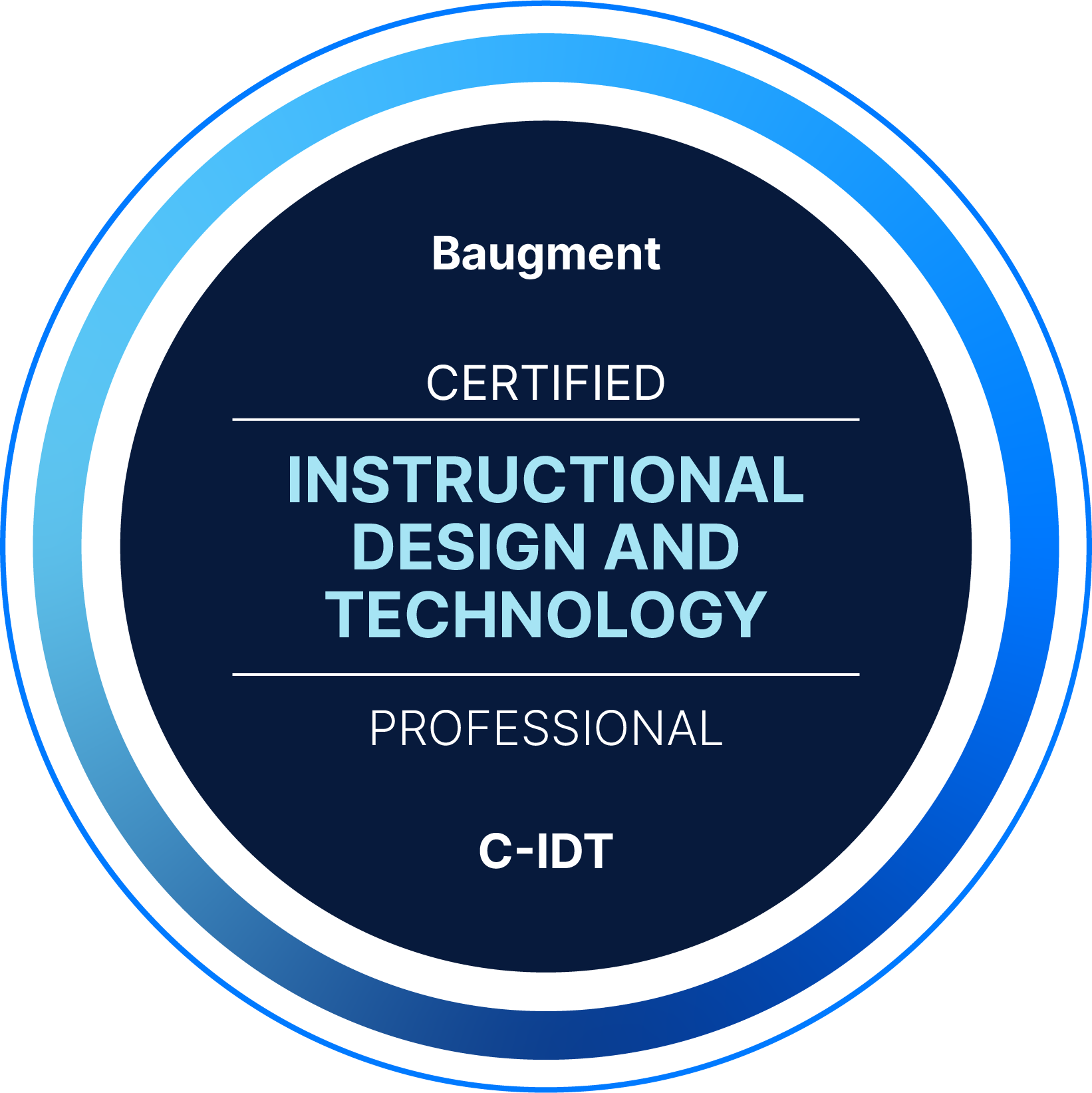 Certified Instructional Design & Technology Professional